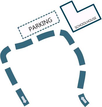 Cabot Montessori School Driveway Map